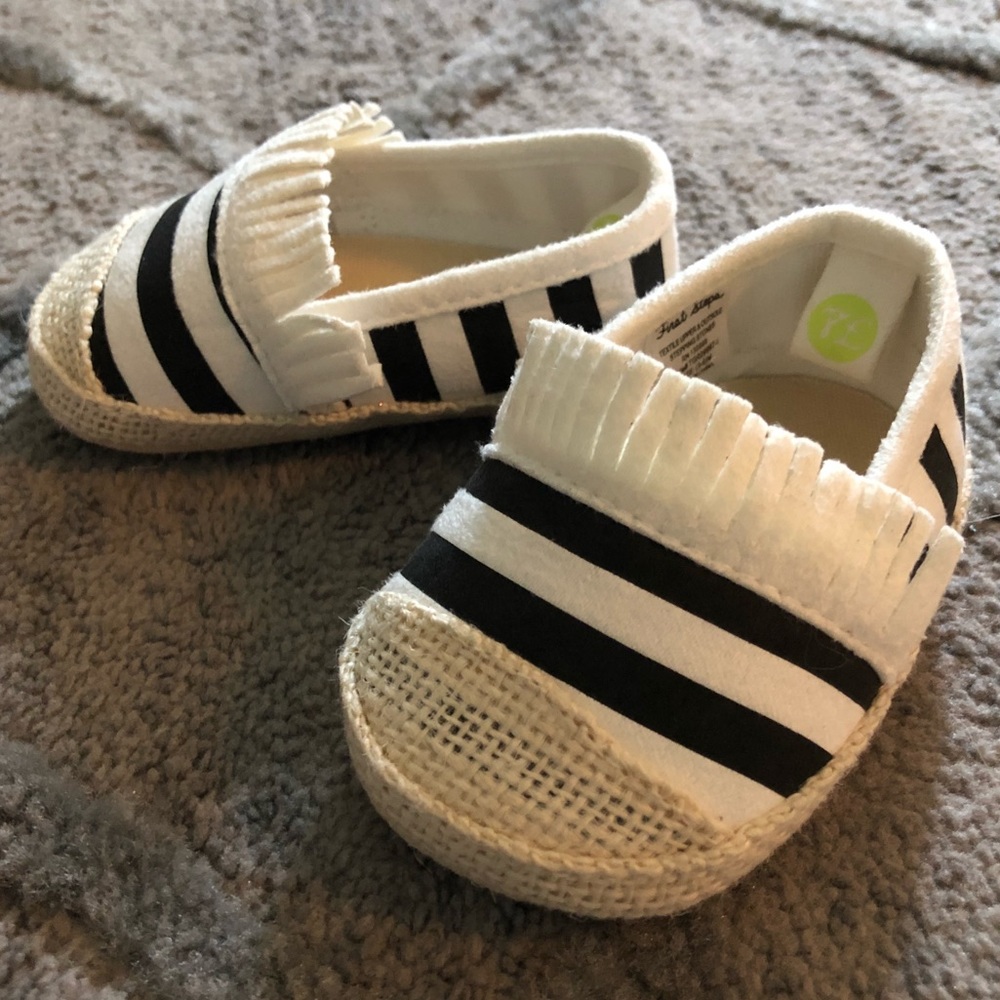 First Steps- Stripped Baby Espadrilles